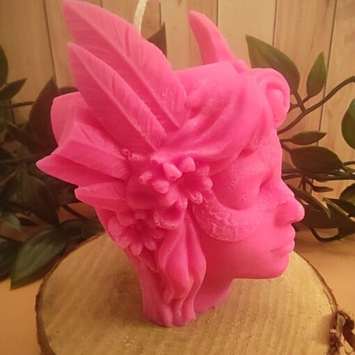 Kaars Bloemen Elf