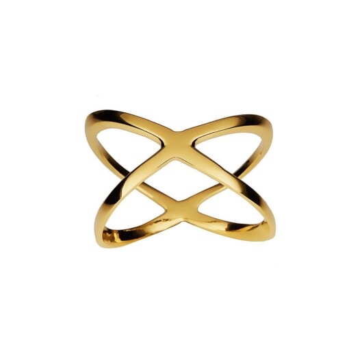 Gold Plated Butterfly Ring