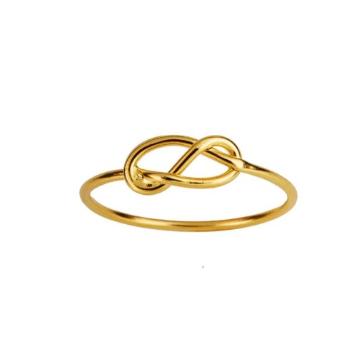 Gold Plated Knot Ring
