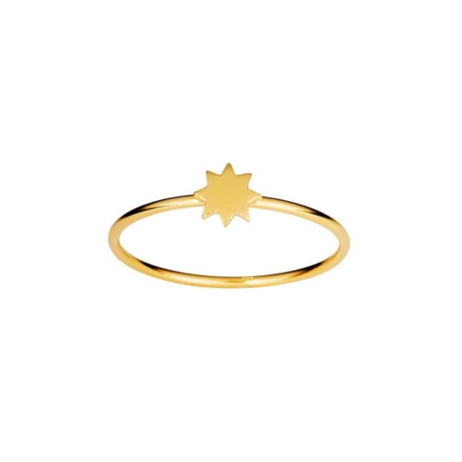 Gold Plated Sun Ring