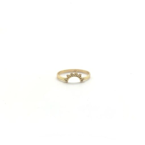 Golden Crescent Moon