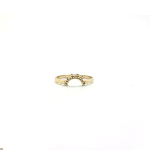 Golden Crescent Moon