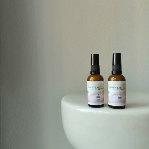 Luxe natuurlijke geur Oriental Blossom Mist met jasmijn, roos en patchouli