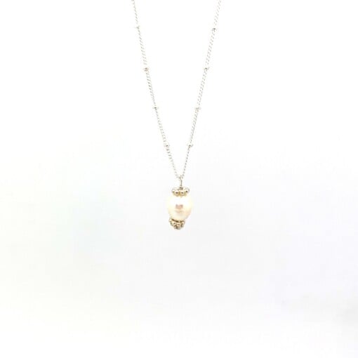 Pearl Necklace Silver