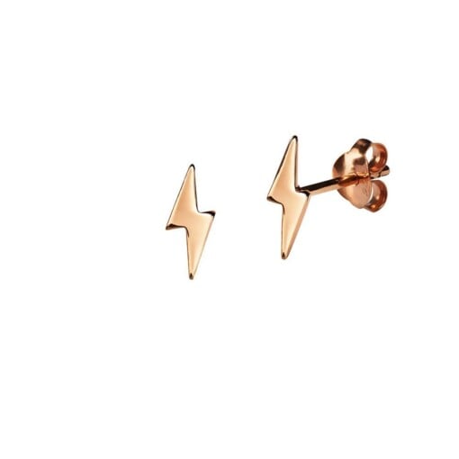 Rosé Gold Plated Flash Stud Earring