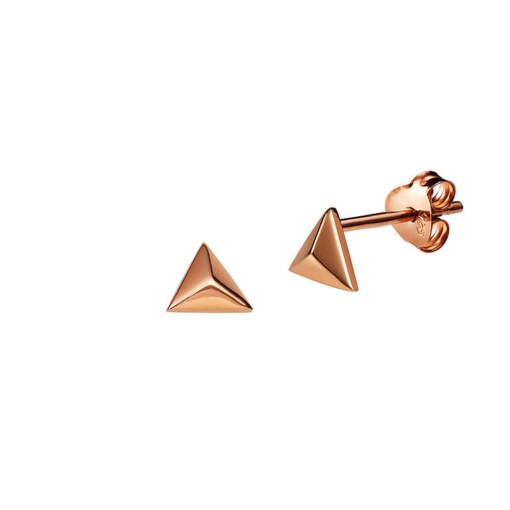 Rosé Gold Plated Spike Stud Earring