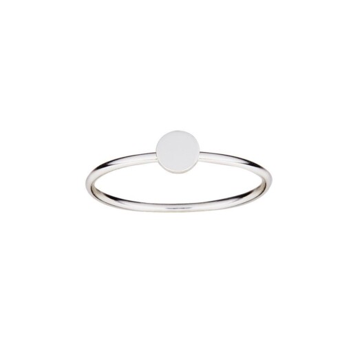 Silver Ring Big Circle