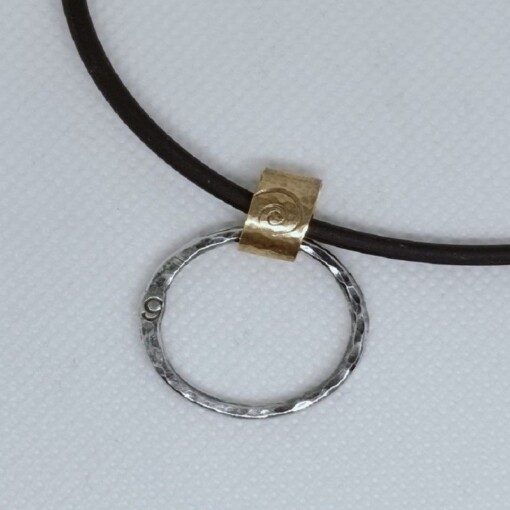 Spiraal Nine, unieke handgemaakte hanger (zonder ketting)