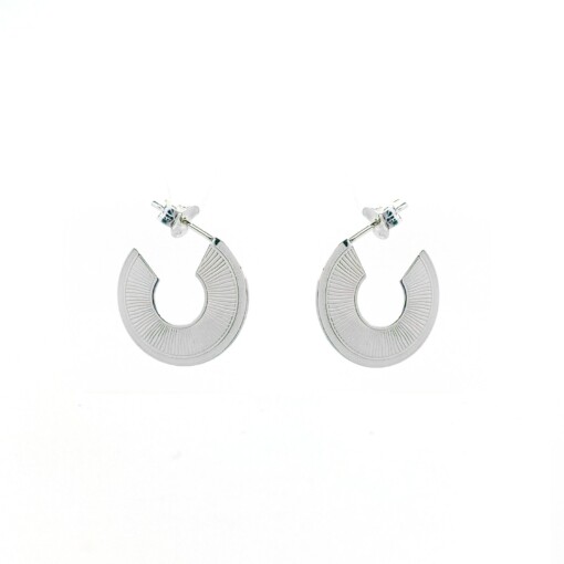 Sun Ray Hoops Silver