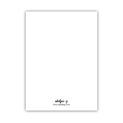 2 prints A5 panda en nijlpaart met envelop