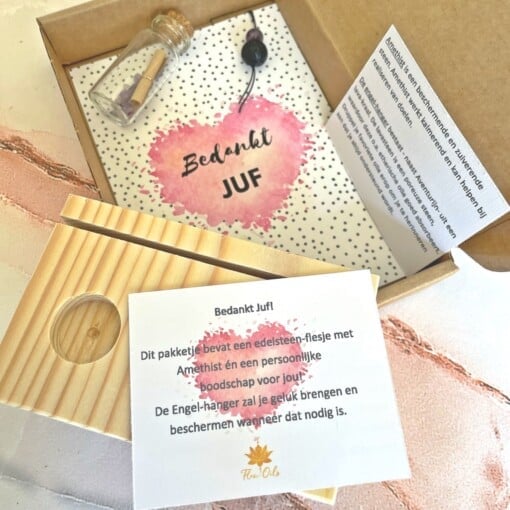 Bedankt Juf - Amethist