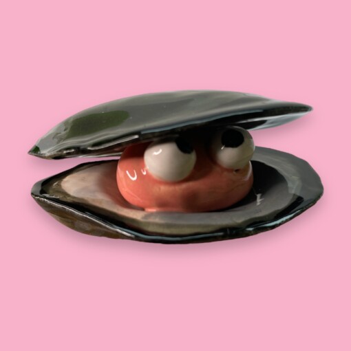 Kaartje de Mossel van keramiek om neer te zetten