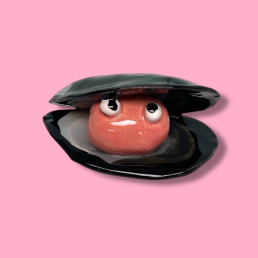 Kaartje de Mossel van keramiek om neer te zetten