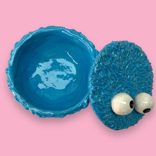 Keramiek Koektrommel Cookiemonster voor al je favoriete koekjes