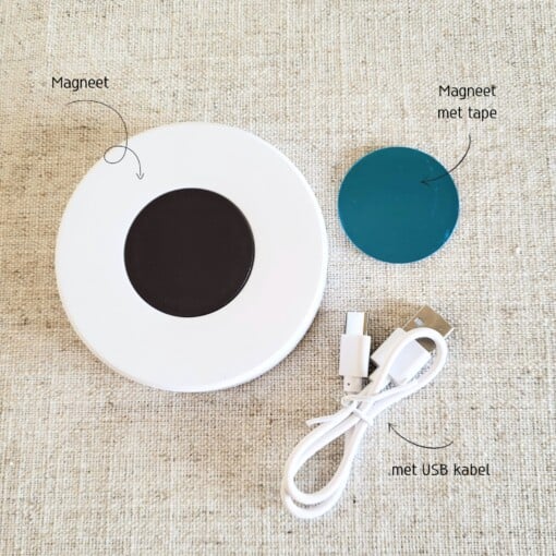 Nachtlampje Vissen - Houten LED lampje voor de baby- en kinderkamer.