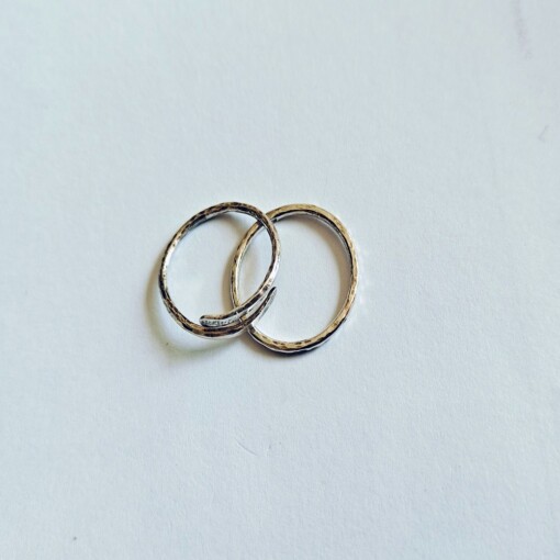 Stapelbare ringen van zilver
