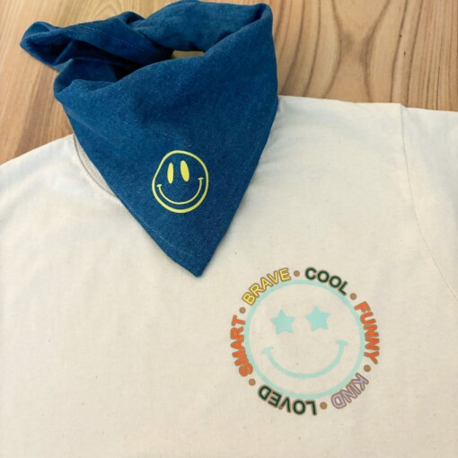 T-shirt Smiley - mint