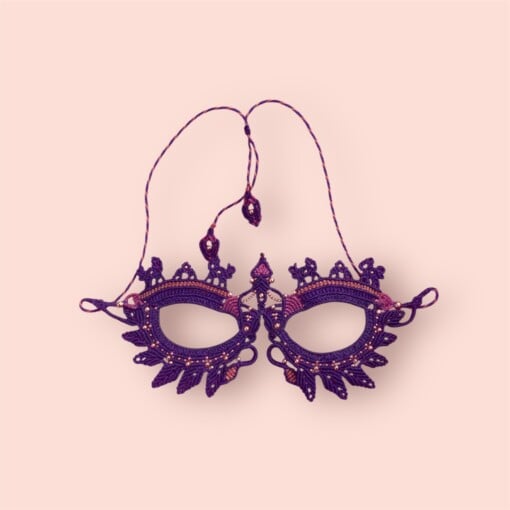 Uniek masker paars