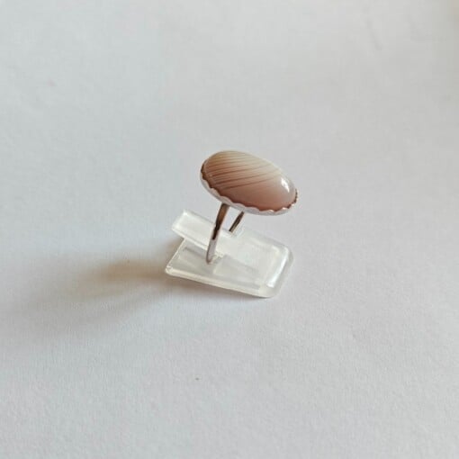Zilveren ring met agaat