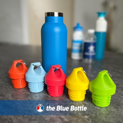 500ml. RVS Blue Bottle thermosfles