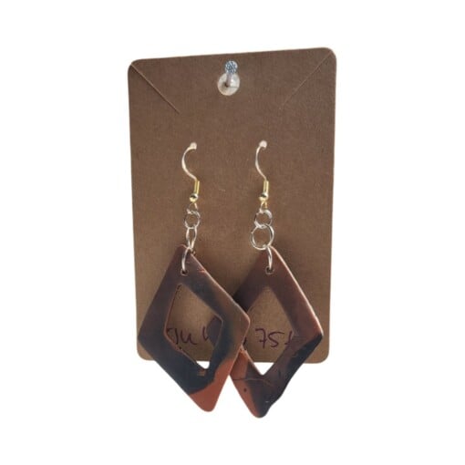 JuWen Ketting Hanger Paars Blauw Groen Polymeer Klei Juweel
