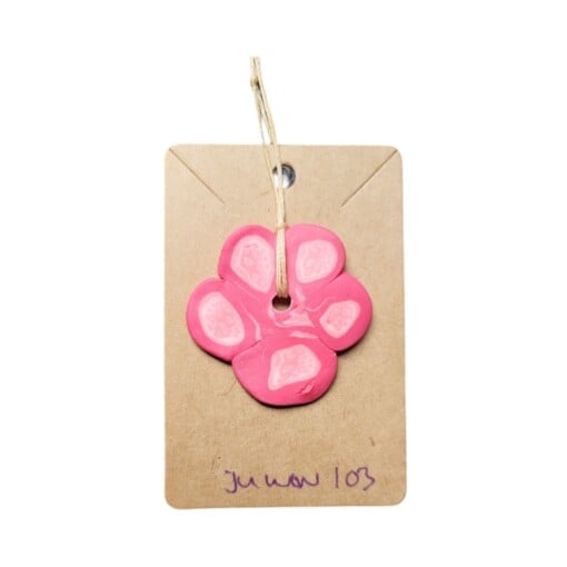 JuWen Ketting Hanger Paars Blauw Groen Polymeer Klei Juweel
