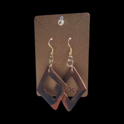 JuWen 2 Oorbellen Uniek handwerk in polymeerklei , een sieraad voor jou of als cadeau