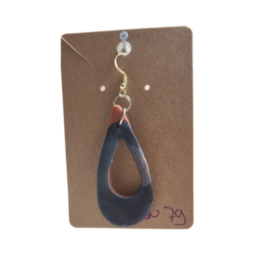 JuWen 2 Oorbellen Uniek handwerk in polymeerklei , een sieraad voor jou of als cadeau