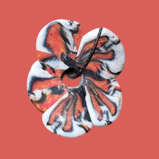 JuWen 2 Oorbellen Uniek handwerk in polymeerklei , een sieraad voor jou of als cadeau