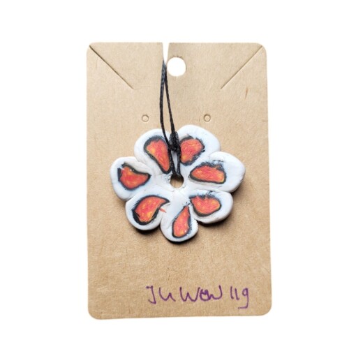 JuWen 2 Oorbellen Uniek handwerk in polymeerklei , een sieraad voor jou of als cadeau