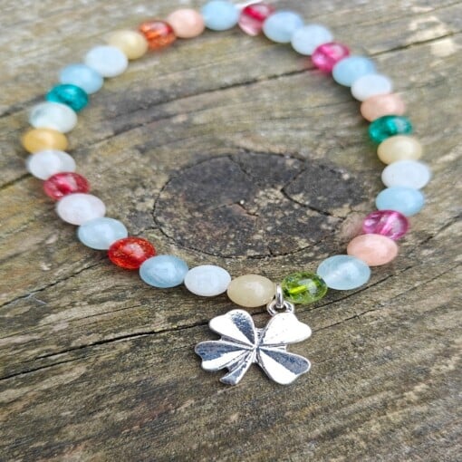 Natuursteen armbanden met bedel