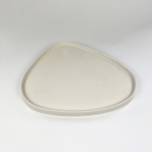 XL Jesmonite Schaal “Blob” – Organische Vorm in Steenlook voor Kaarsen & Sieraden
