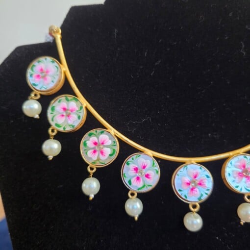 Handgeschilderde ketting