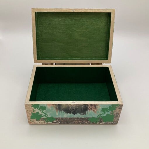 Handgedecoreerd kistje ‘Robin Hood’ voor interieur of cadeau