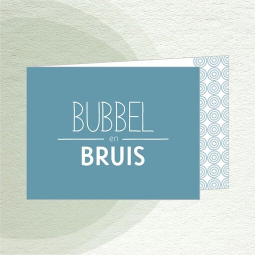 Kaart 'Bubbel en Bruis'