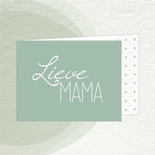 Kaart 'Lieve mama'