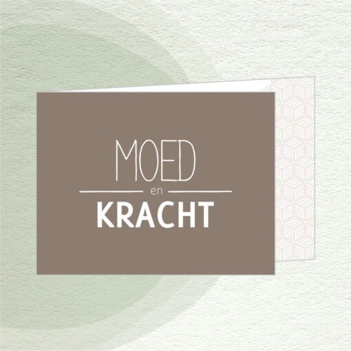 Kaart 'Moed en Kracht'