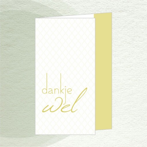 Kaart 'dankjewel'