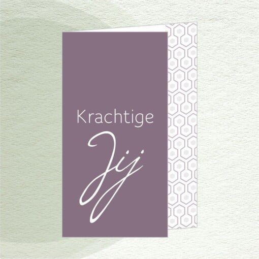 Kaart 'krachtige jij'