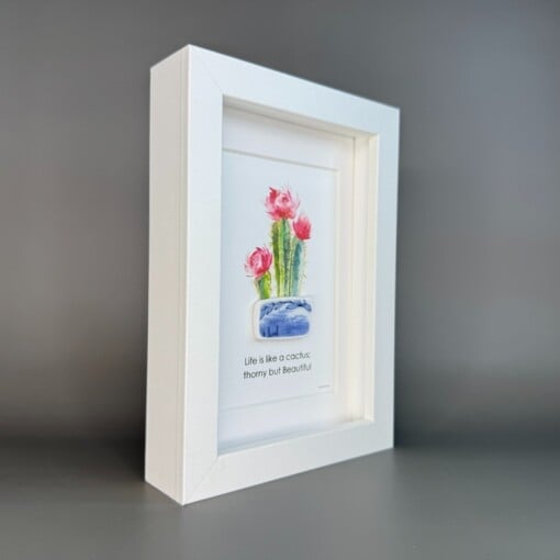 "Cactus met Karakter – Oud Porselein met een Prikje"