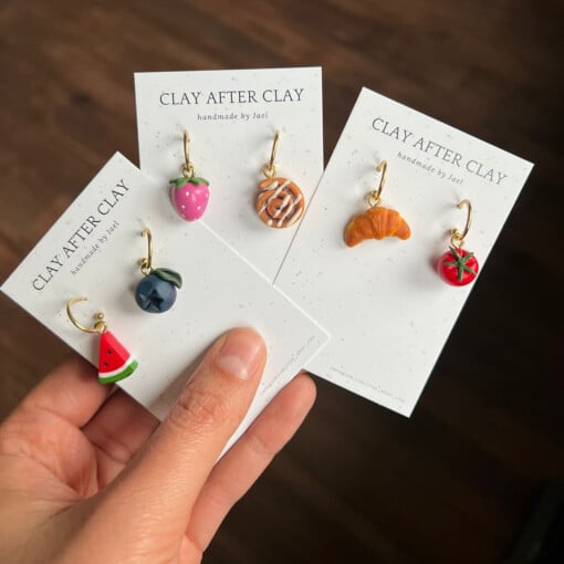Mix & Match zomer oorbellen - 2 bedels