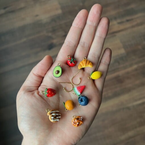 Mix & Match zomer oorbellen - 2 bedels