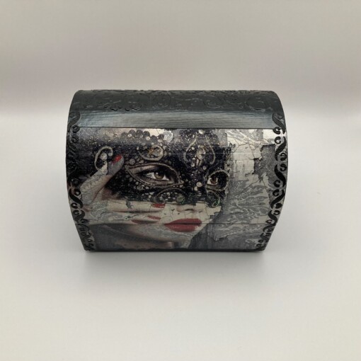 Handgedecoreerd kistje ‘A Night in Venice’ voor interieur of cadeau