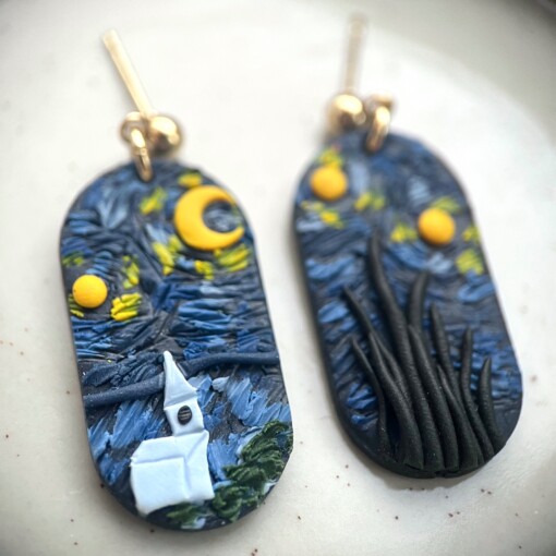 Starry Night oorbellen