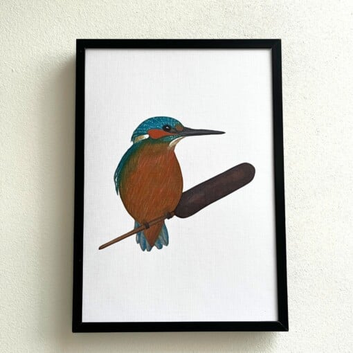 Kunstprint 'IJsvogel'