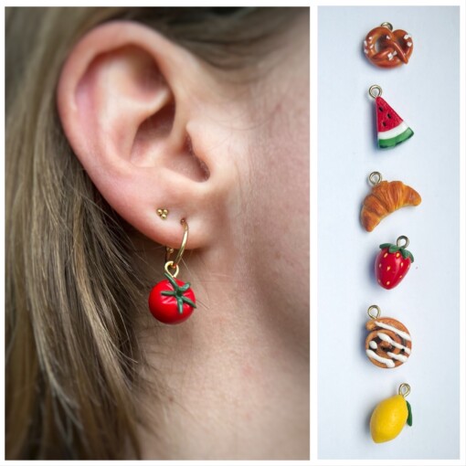 Mix & Match zomer oorbellen - 4 bedels naar keuze