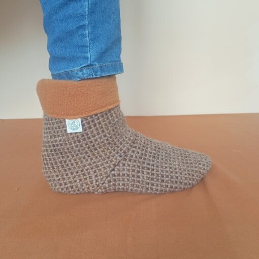 Sloffen Amber2526-bruin