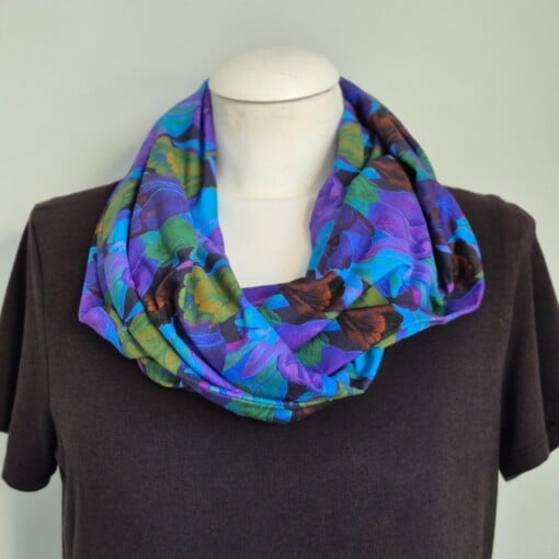 Tricot colsjaal (multi color | winter tulips)