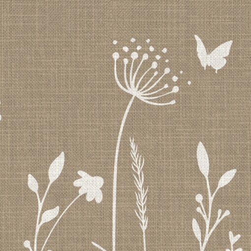Botanische Set van 3 Posters - Bloemen en Vlinders