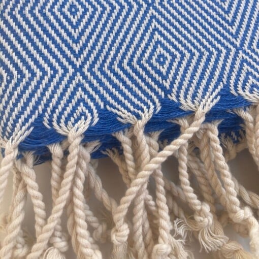 Hamamdoek - lykos - spijkerbroekblauw - 100x180 cm